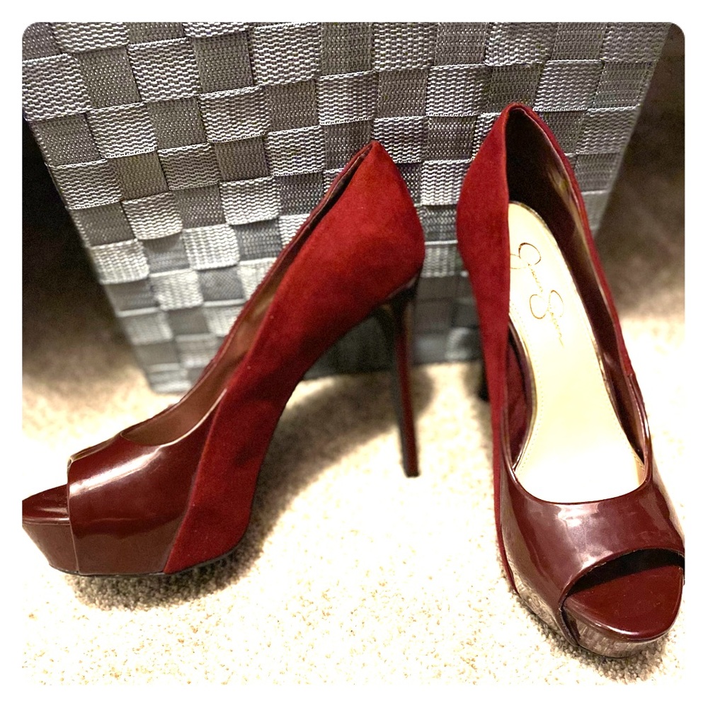 Jessica Simpson platform heels